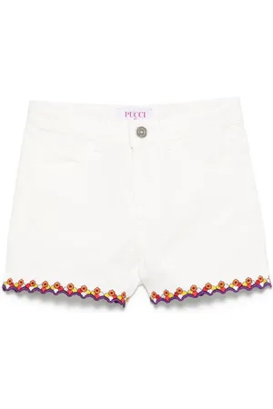 PUCCI Junior Shorts med blomsterbrodyr