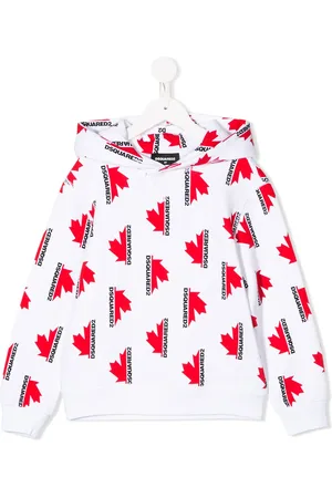 Dsquared2 Huvtröja med tryck
