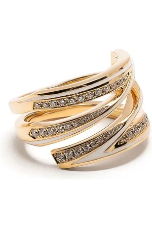 STEPHEN WEBSTER Vertigo Infinity diamantring i 18K gult guld