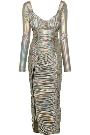 MITILIANE COUTURE Maxiklänning med holografisk effekt