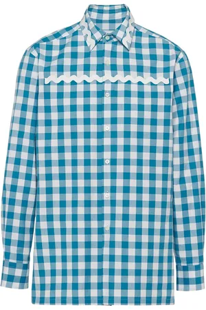Prada Ginghamrutig skjorta