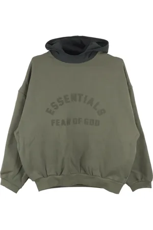 FEAR OF GOD Hoodie med logotyp