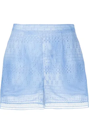 ERMANNO SCERVINO Korta shorts med engelsk brodyr