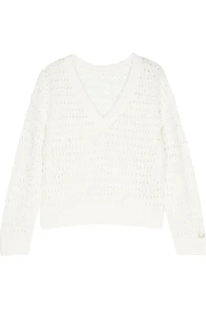Twin-Set Glesstickad topp