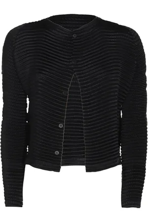 Issey Miyake Kofta med rundad hals