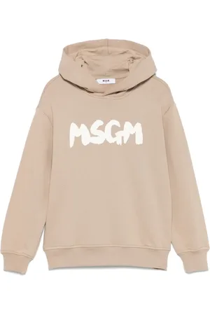 Msgm Hoodie med logotyp
