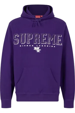 Supreme Hoodie med strass