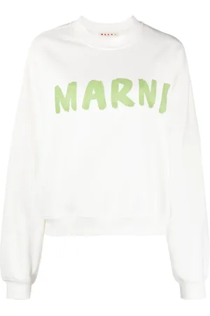 Marni Sweatshirt med logotyp