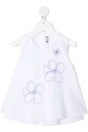 Il gufo ärmlös blus med brodyr