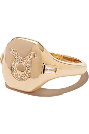 Shay Klackring i 18K gult guld med diamant