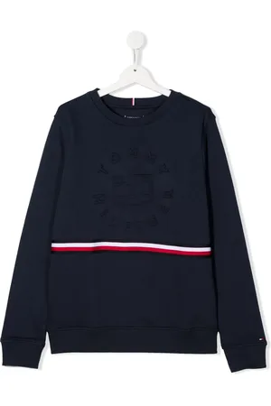 Tommy Hilfiger Sweatshirt med präglad logotyp