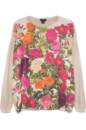 AVANT TOI Stickad blommig topp