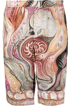 Endless Joy Shorts med grafiskt tryck