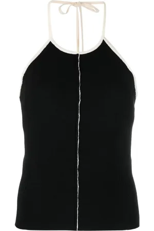 SUNNEI Stickad topp med halterneck