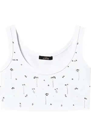 Twin-Set Croptop med brodyr