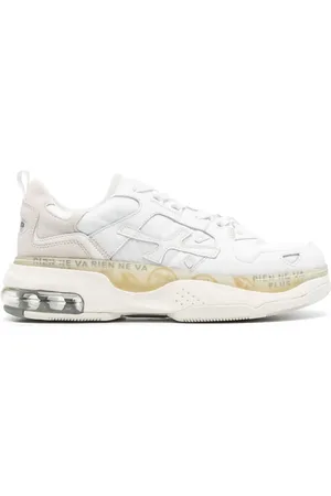 Premiata Drake låga lädersneakers