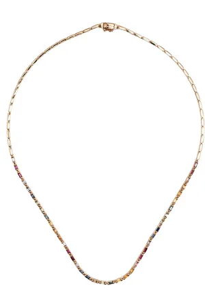 Suzanne Kalan Halsband i 18K roséguld med safir