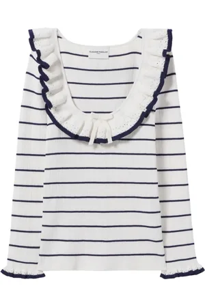 Claudie Pierlot Randig stickad topp