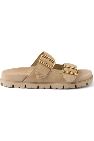 Prada Loafers med triangelformad logotyp