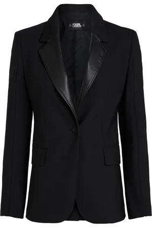 Karl Lagerfeld Skräddad blazer med slitsad ärm