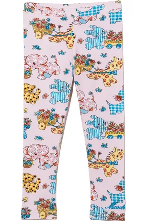 Moschino Leggings med grafiskt tryck