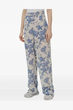 SEMICOUTURE Blommiga byxor