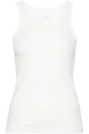 Paco rabanne Ribbat linne med logotyp