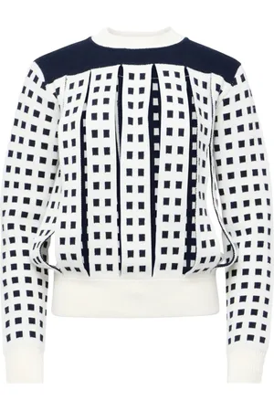 J.W.Anderson Tröja i jacquard med slits