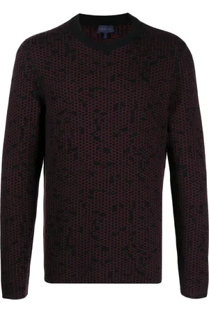 Lanvin Mönstrad intarsiastickad tröja