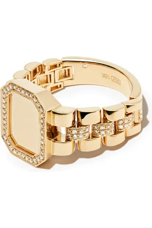 Shay Klackring i 18K gult guld med diamant