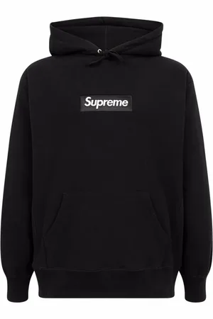 Supreme FW21 hoodie med logotyp