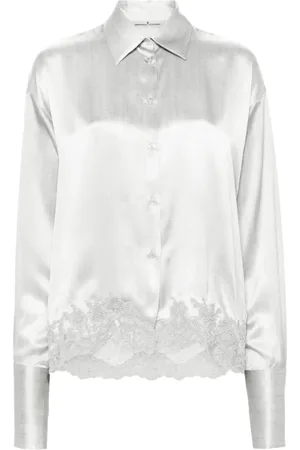 ERMANNO SCERVINO Kort spetsskjorta