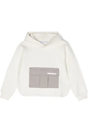 Calvin Klein Hoodie med logotypmärke