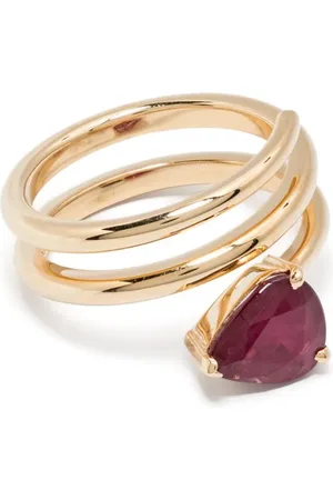 Shay Spiral lillfingerring i 18K gult guld