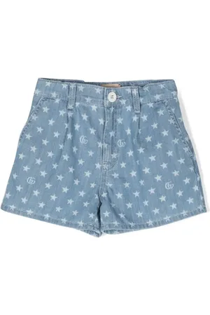 Gucci Jeansshorts med stjärntryck