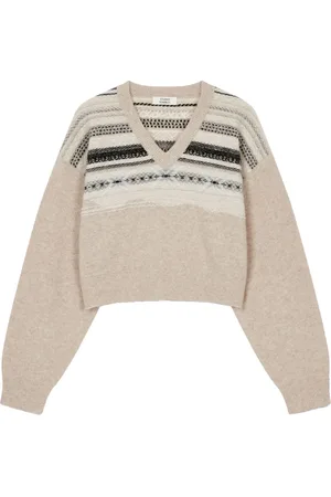 Studio Tomboy Tröja med mönstrad detalj