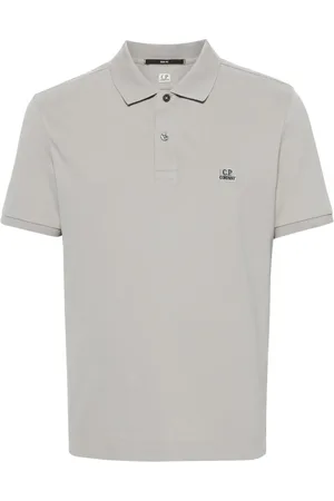 C.P. Company Pikétröja med broderad logotyp