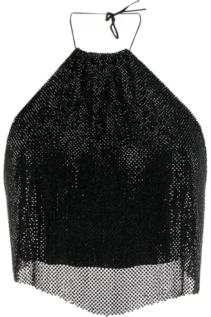 MANURI Croptop med strass