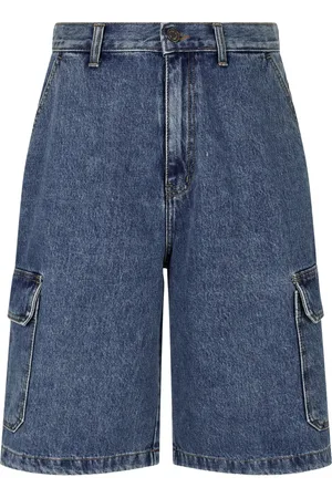 Studio Tomboy Cargoshorts i denim