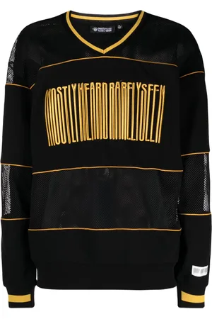 MOSTLY HEARD RARELY SEEN Sweatshirt med broderad logotyp