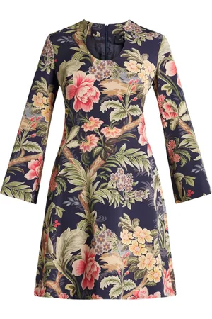 Etro Blommig miniklänning