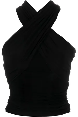 Saint Laurent Topp med halterneck