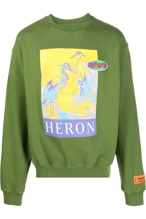 Heron Preston Sweatshirt med logotyp