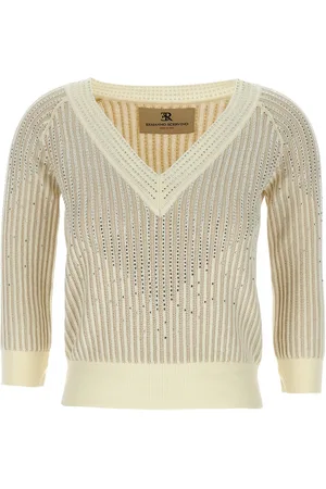 ERMANNO SCERVINO Strassprydd tröja