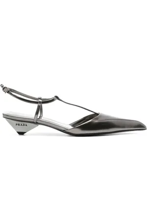 Prada Pumps med metallic