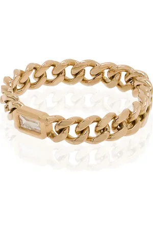 Shay Chain diamantring i 18K gult guld