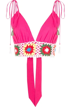 Olympiah Croptop med virkad kant
