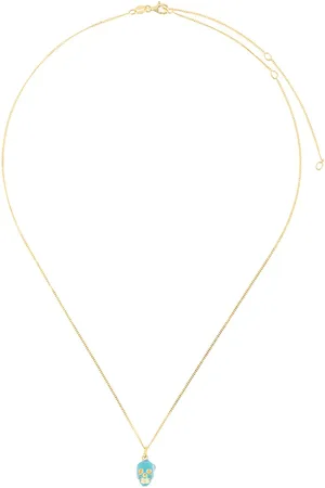 TRUE ROCKS Halsband med dödskallehänge