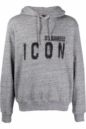 Dsquared2 Hoodie med logotyp