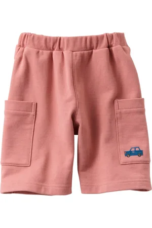 Familiar Bomullsshorts med brodyr